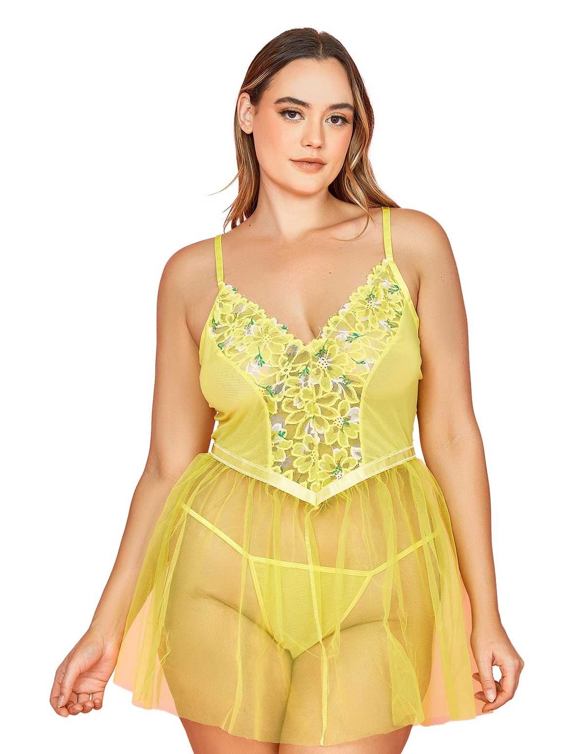 alternate image for Clementine Plus Size Babydoll