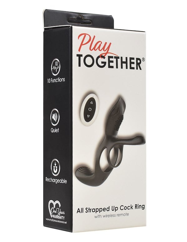 Play Together - All Strapped Up C-Ring ALT7 view Color: BK