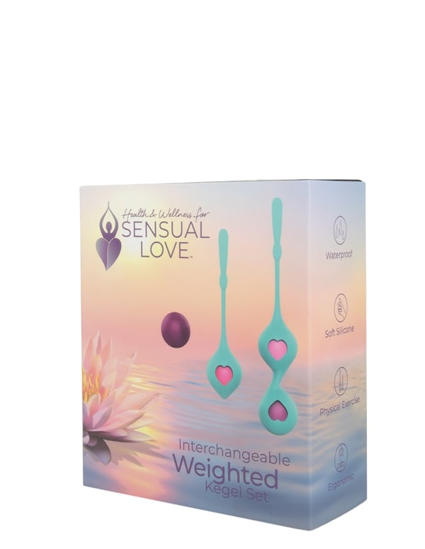 Sensual Love Interchangeable Weighted Kegel Set ALT4 view Color: TL