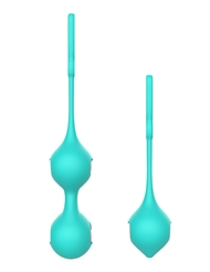 Alternate back view of SENSUAL LOVE INTERCHANGEABLE WEIGHTED KEGEL SET