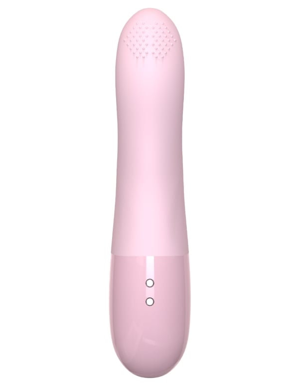 Slip Of The Tongue Heating Vibrating Rotating Massager ALT2 view Color: PK