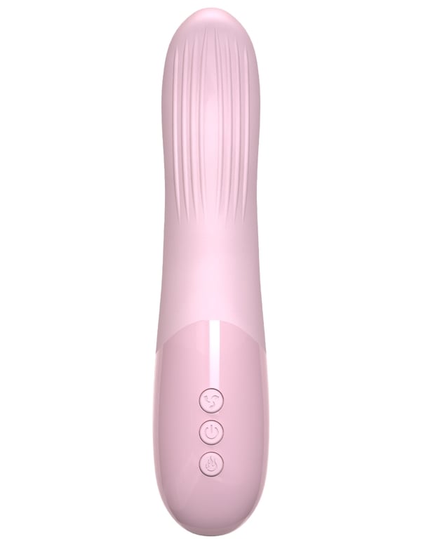 Slip Of The Tongue Heating Vibrating Rotating Massager ALT3 view Color: PK