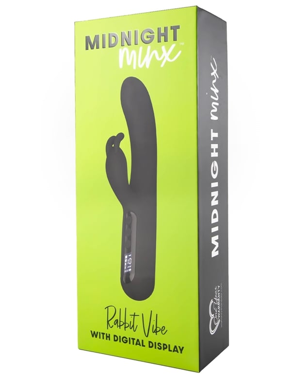 Midnight Minx Rabbit Vibe With Digital Display ALT3 view Color: BK