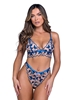 Additional BLUE view of product BUTTERFLY KISSES BRA AND PANTY SET with color code BL