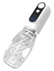 Additional WHITE/BLACK view of product TWISTED ROTATING AND VIBRATING MASTURBATOR with color code WB