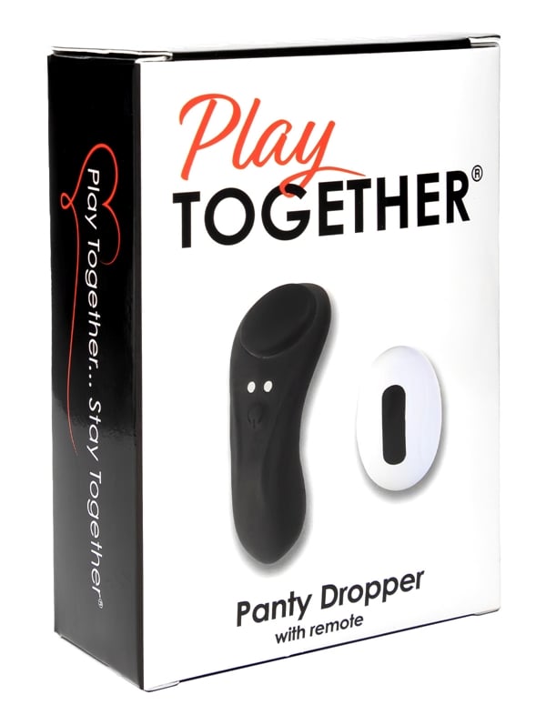 Play Together - Panty Dropper With Remote ALT4 view Color: BK