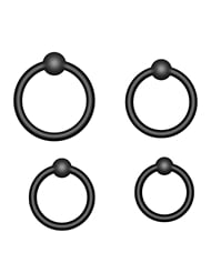 Alternate front view of ENHANCEMENTS - 4 PC PERFORMANCE C-RING SET