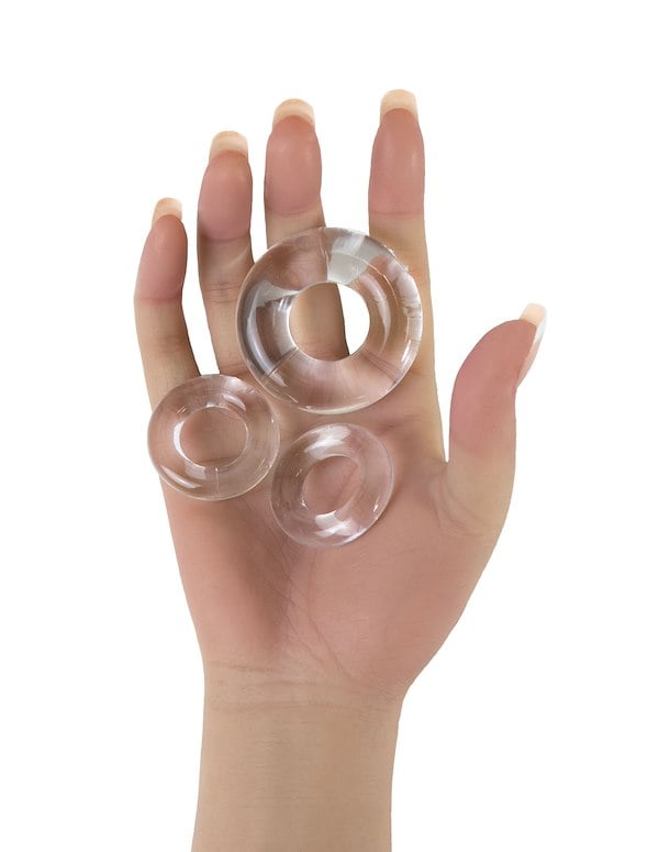 Enhancements - 3Pc Tpe C-Ring Set ALT7 view Color: CL