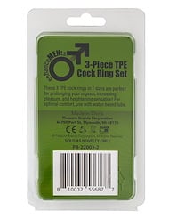 Additional CL view of product ENHANCEMENTS - 3PC TPE C-RING SET with color code ALT6