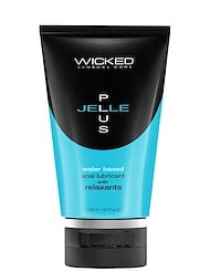 Front view of JELLE PLUS WATER BASED ANAL LUBRICANT 4 OZ