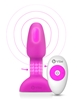 Additional FUCHSIA view of product B-VIBE RIMMING PETITE BUTT PLUG IN FUCHSIA with color code FUC