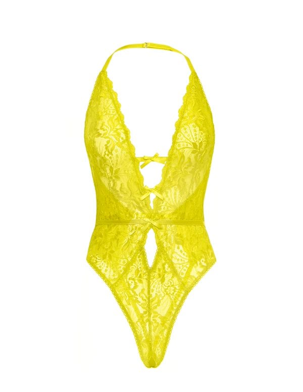 LAUREN CROTCHLESS TEDDY ALT3 view Color: EPR