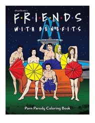 Front view of FRIENDS WITH BENEFITS COLORING BOOK