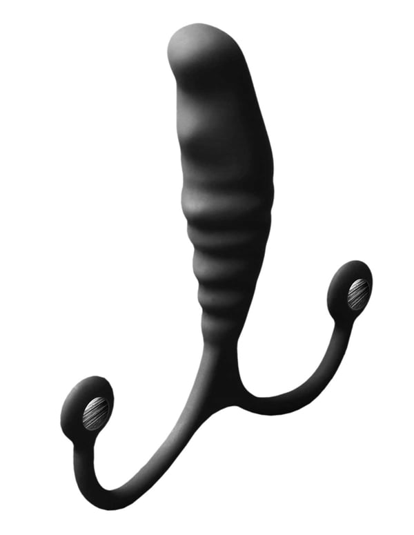 Aneros Psy Prostate Stimulator With Flexible Arms And Tabs ALT1 view Color: BK