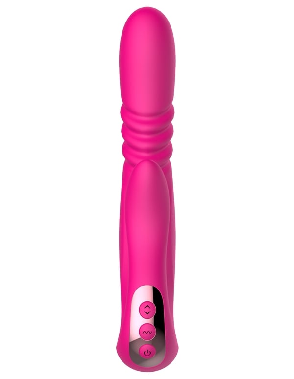 Playtime - Revolve Thrusting Vibrator ALT2 view Color: HP