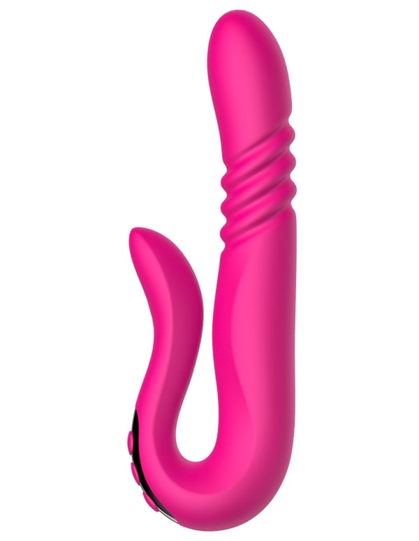 Playtime - Revolve Thrusting Vibrator ALT3 view Color: HP