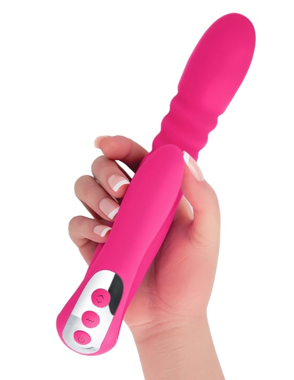 Playtime - Revolve Thrusting Vibrator ALT4 view Color: HP