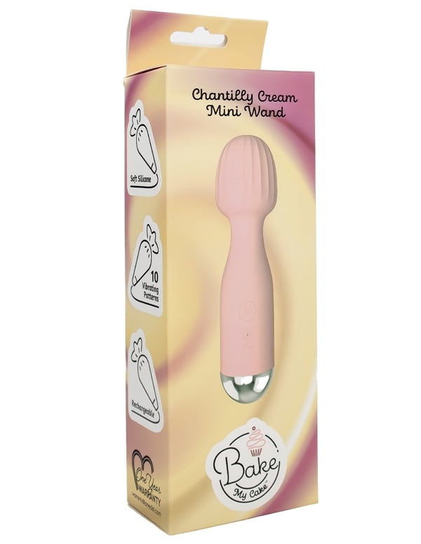 Bake My Cake - Chantilly Cream Wand Massager ALT3 view Color: PK