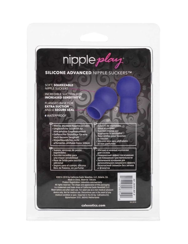 Nipple Play Silicone Advanced Nipple Suckers ALT4 view Color: PR