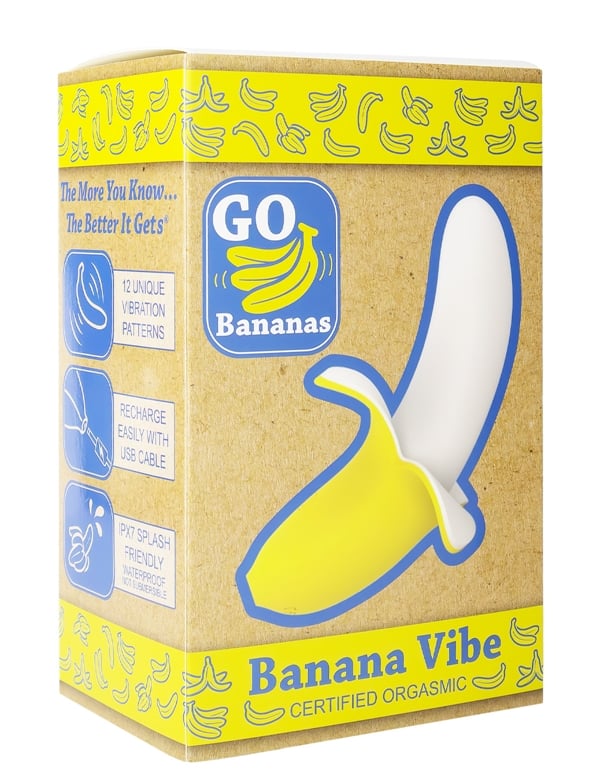 Go Bananas Vibrator ALT5 view Color: YLWT