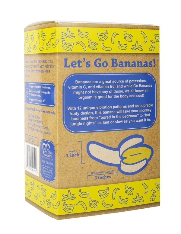 Go Bananas Vibrator ALT6 view Color: YLWT