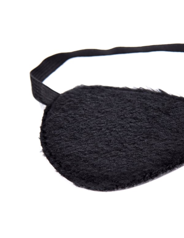 Bound To Love - Faux Leather Eye Mask ALT2 view Color: BK