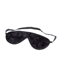 Alternate back view of BOUND TO LOVE - FAUX LEATHER EYE MASK