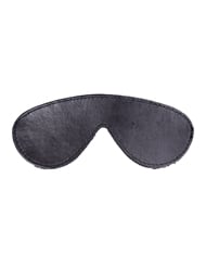 Alternate front view of BOUND TO LOVE - FAUX LEATHER EYE MASK
