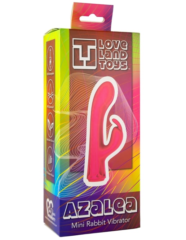 Loveland Toys - Azalea Mini Rabbit Vibrator ALT4 view Color: HP