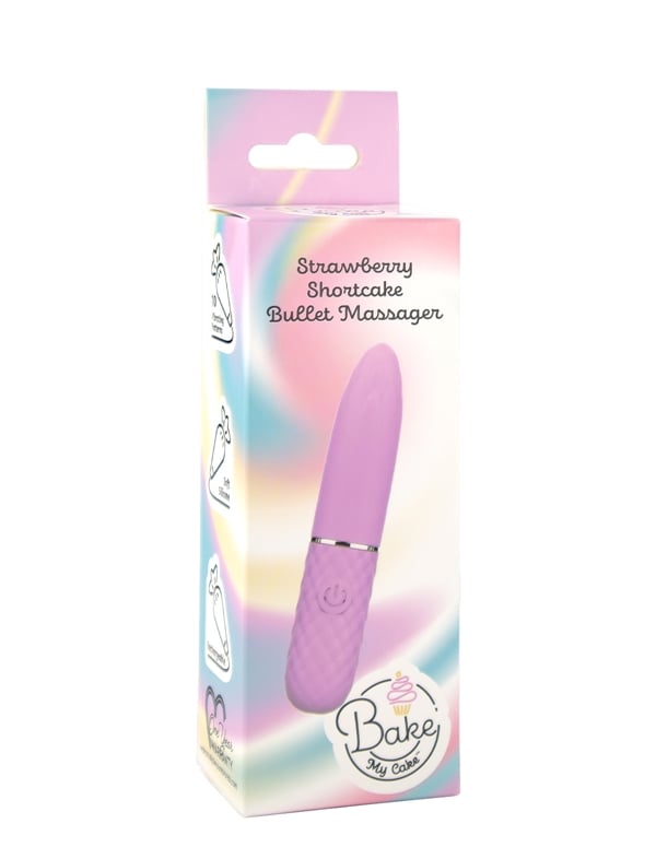 Bake My Cake - Strawberry Shortcake Bullet Massager ALT3 view Color: PK