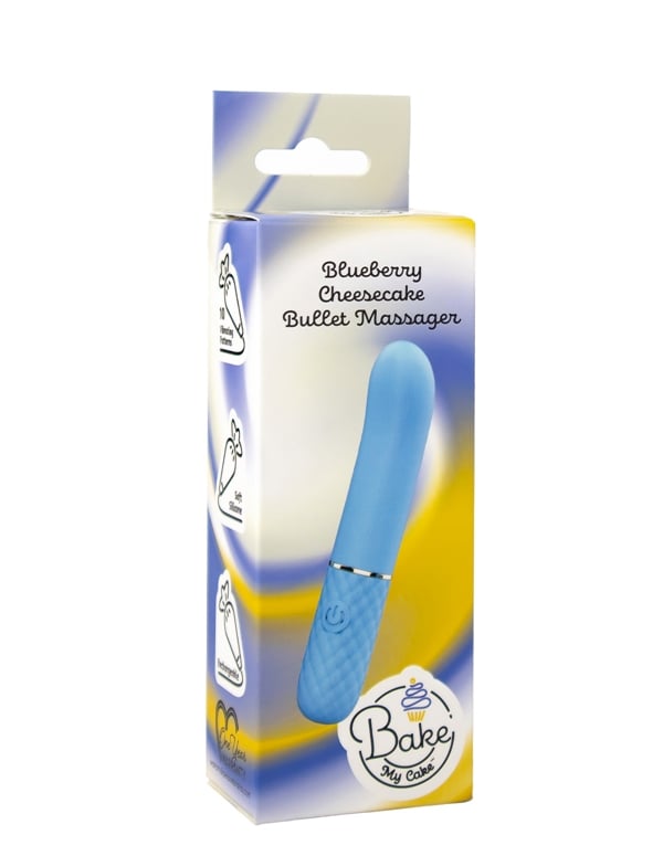 Bake My Cake - Blueberry Cheesecake Bullet Massager ALT3 view Color: BL