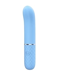 Front view of BAKE MY CAKE - BLUEBERRY CHEESECAKE BULLET MASSAGER