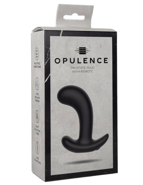 Opulence - Prostate Plug With Remote ALT3 view Color: BK