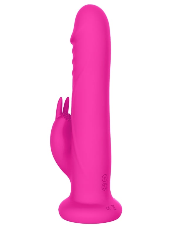 Some Bunny To Love Rotating Beads Vibrator ALT1 view Color: HP