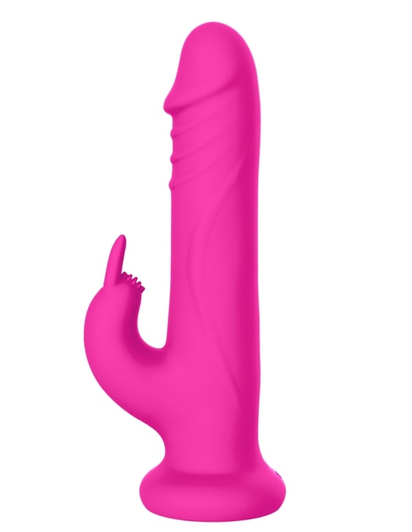 Some Bunny To Love Rotating Beads Vibrator ALT2 view Color: HP