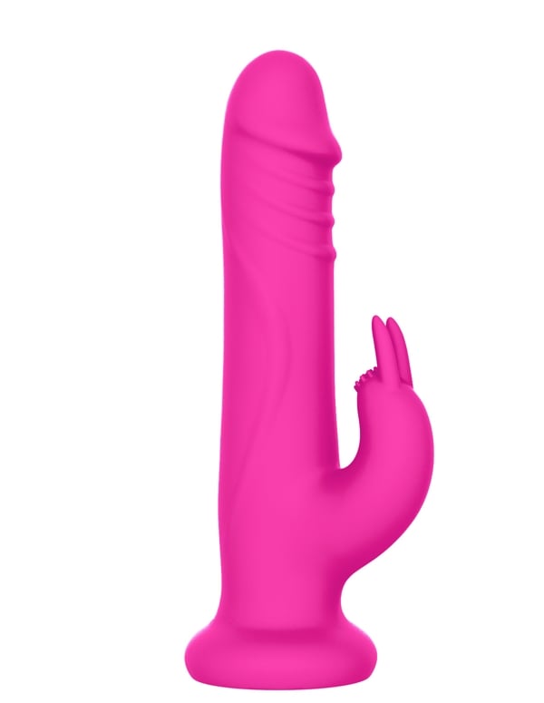 Some Bunny To Love Rotating Beads Vibrator default view Color: HP