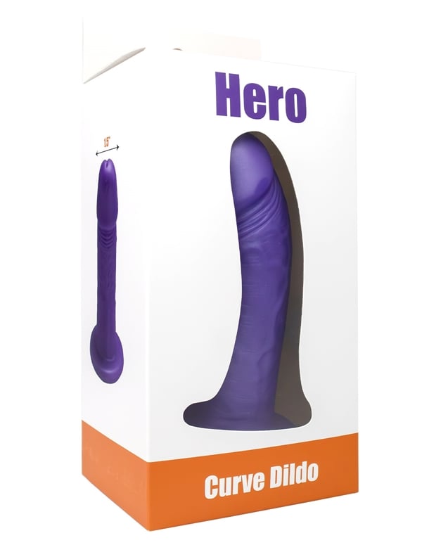 Hero Curve Dildo ALT4 view Color: PR