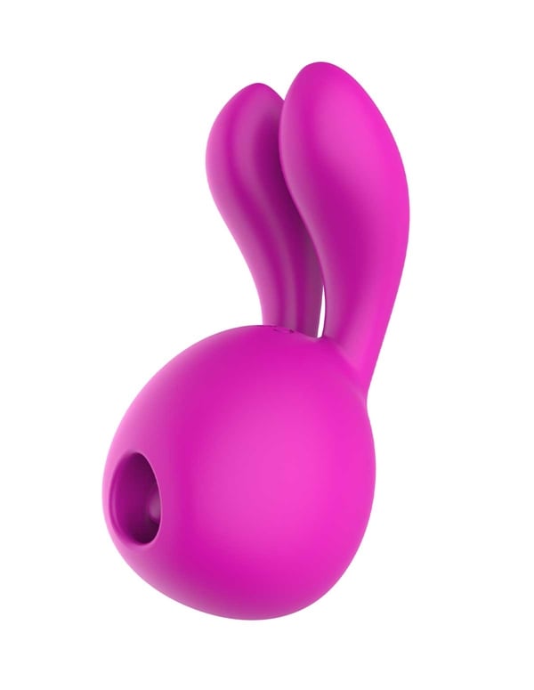 BED BUNNY CLITORAL MASSAGER AND VIBRATOR ALT2 view Color: MA