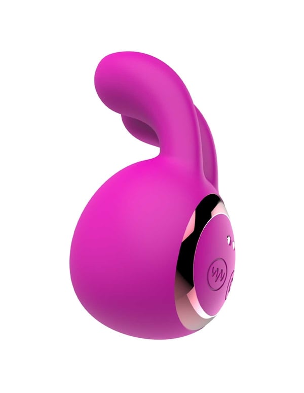 BED BUNNY CLITORAL MASSAGER AND VIBRATOR ALT3 view Color: MA