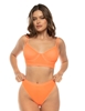 Additional ORANGE view of product ELECTRIFYING ORANGE 2PC BRA AND HIGH WAIST BOTTOM SET with color code OR