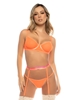 Additional ORANGE view of product ELECTRIFYING ORANGE 3PC BRA SET with color code OR