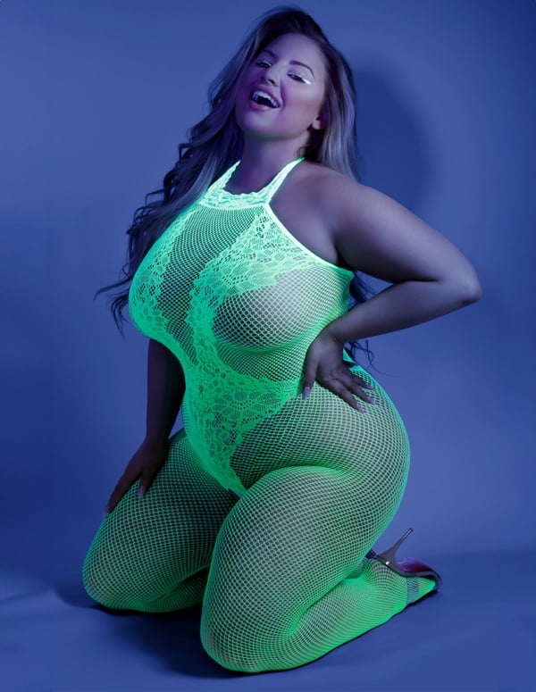 Moonbeam Crotchless Bodystocking ALT6 view Color: NG