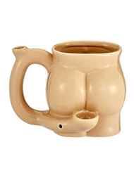 Front view of ROAST & TOAST BOOTY WEED MUG