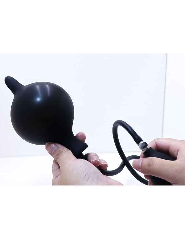ANAL QUEST - AIRTIME INFLATABLE ANAL PLUG ALT4 view Color: BK