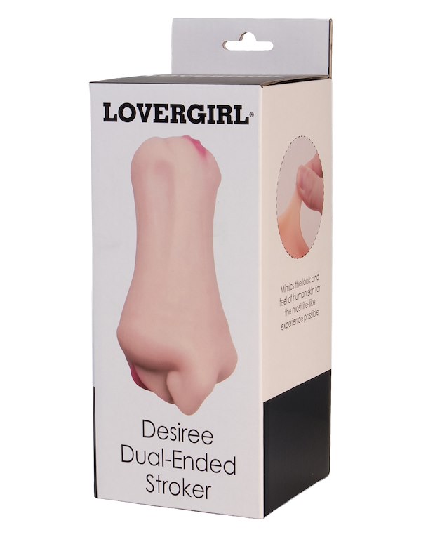 LOVERGIRL - DESIREE DUAL-ENDED MOUTH AND PUSSY STROKER ALT4 view Color: VA