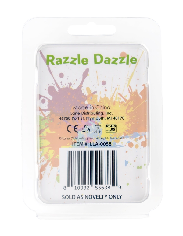 Razzle Dazzle - Hexagon Silicone Cock Ring ALT3 view Color: NG