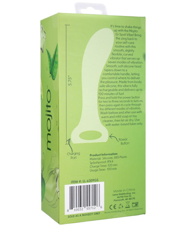 Mojito - Contoured G-Spot Vibe ALT4 view Color: WGR