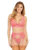 Additional CORAL view of product COLETTE LACE BRA SET with color code CR
