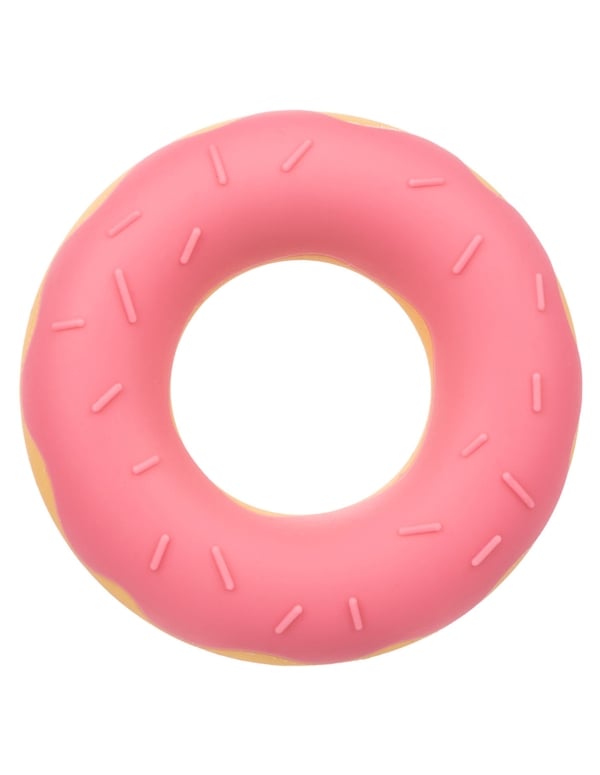 Naughty Bits Dickin Donuts Silicone Cock Ring ALT1 view Color: PK
