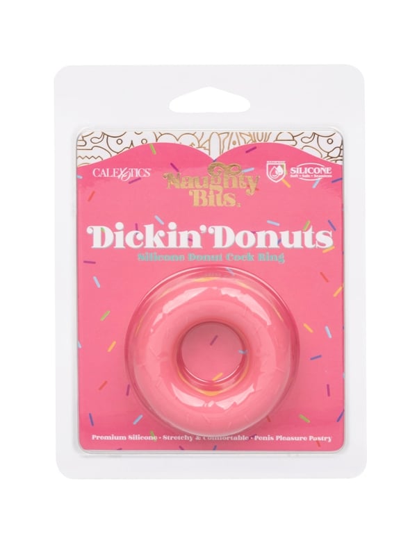 Naughty Bits Dickin Donuts Silicone Cock Ring ALT6 view Color: PK